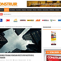 Compaas peruanas renuevan apuesta por invertir en el extranjero